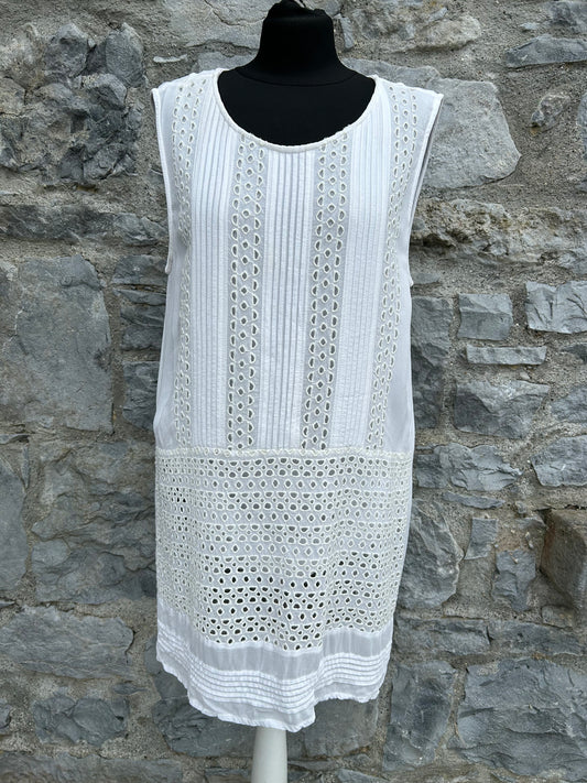 White long top uk 14