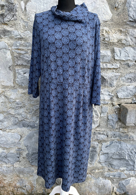 Blue mandalas dress uk 16