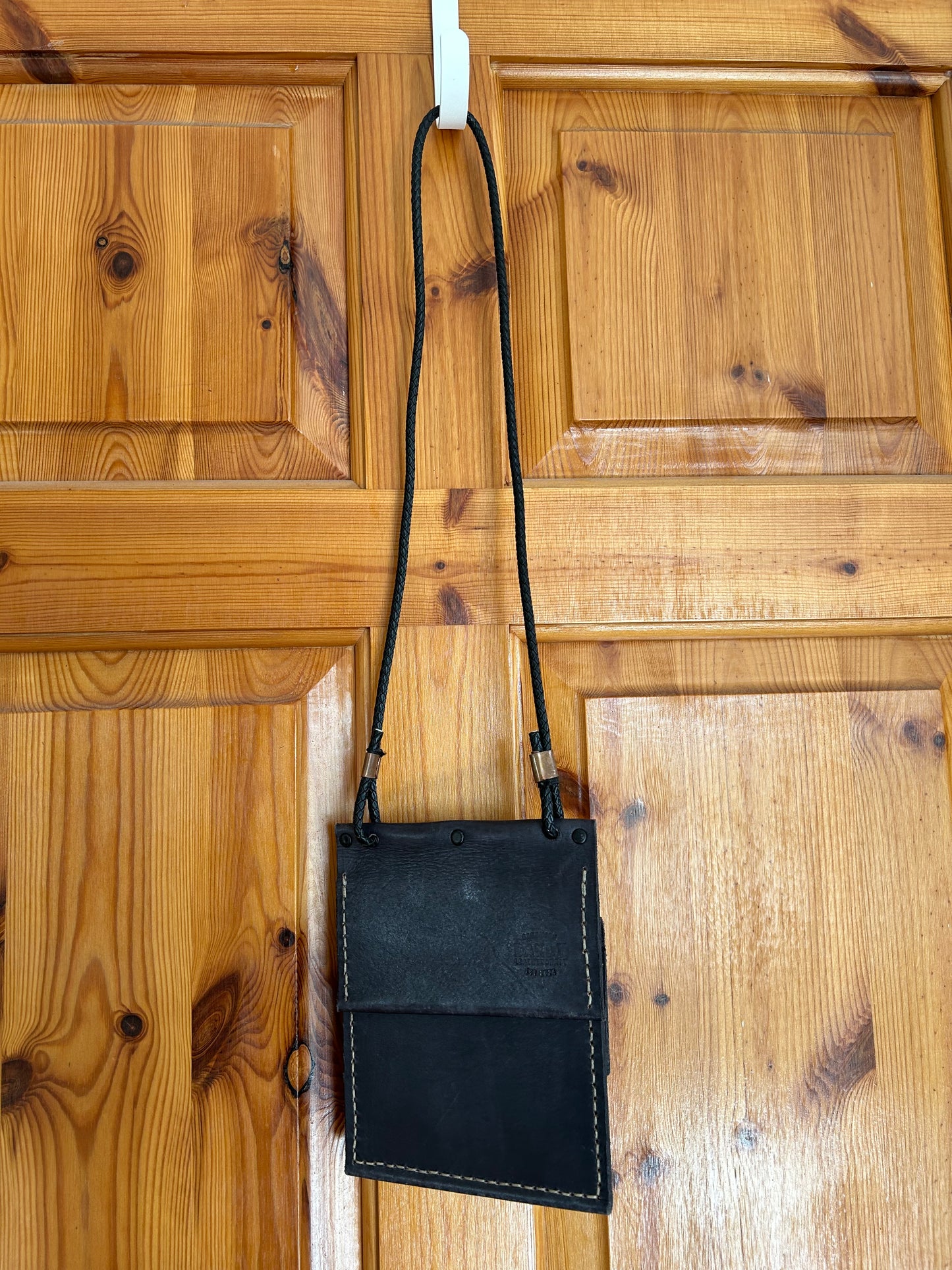 Small leather purse bag