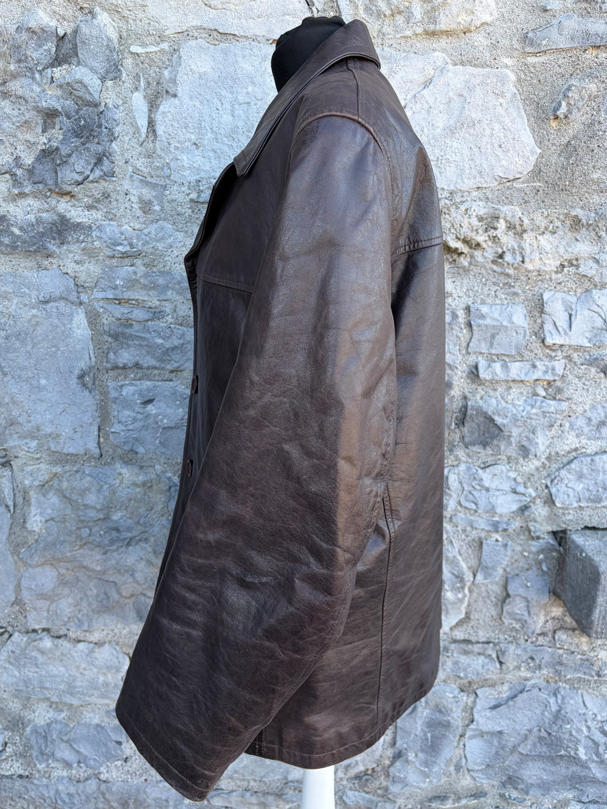 90s leather jacket Medium