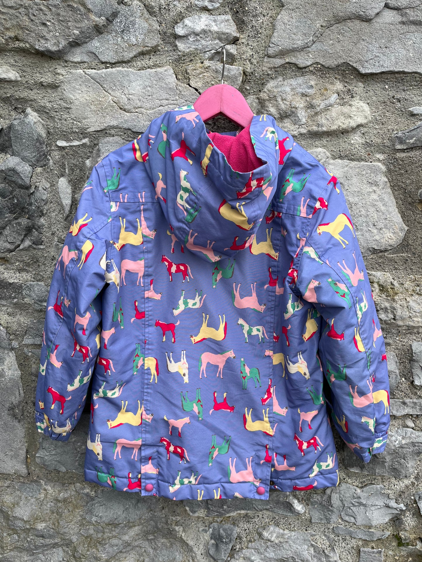 Blue horses jacket 9-10y (134-140cm)