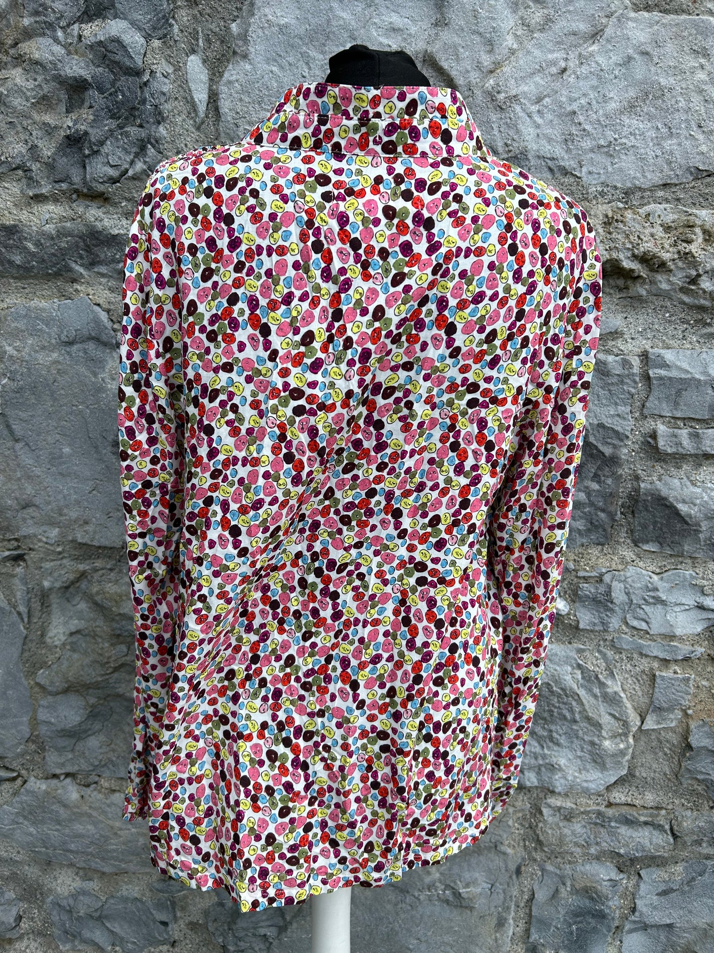 Colourful spotty blouse uk 12