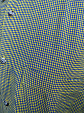 Load image into Gallery viewer, 90s mustard check shirt L/XL
