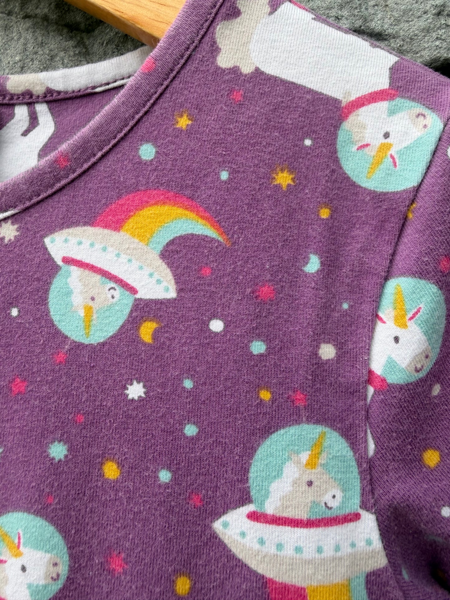 Space unicorn skater dress  5-6y (110-116cm)