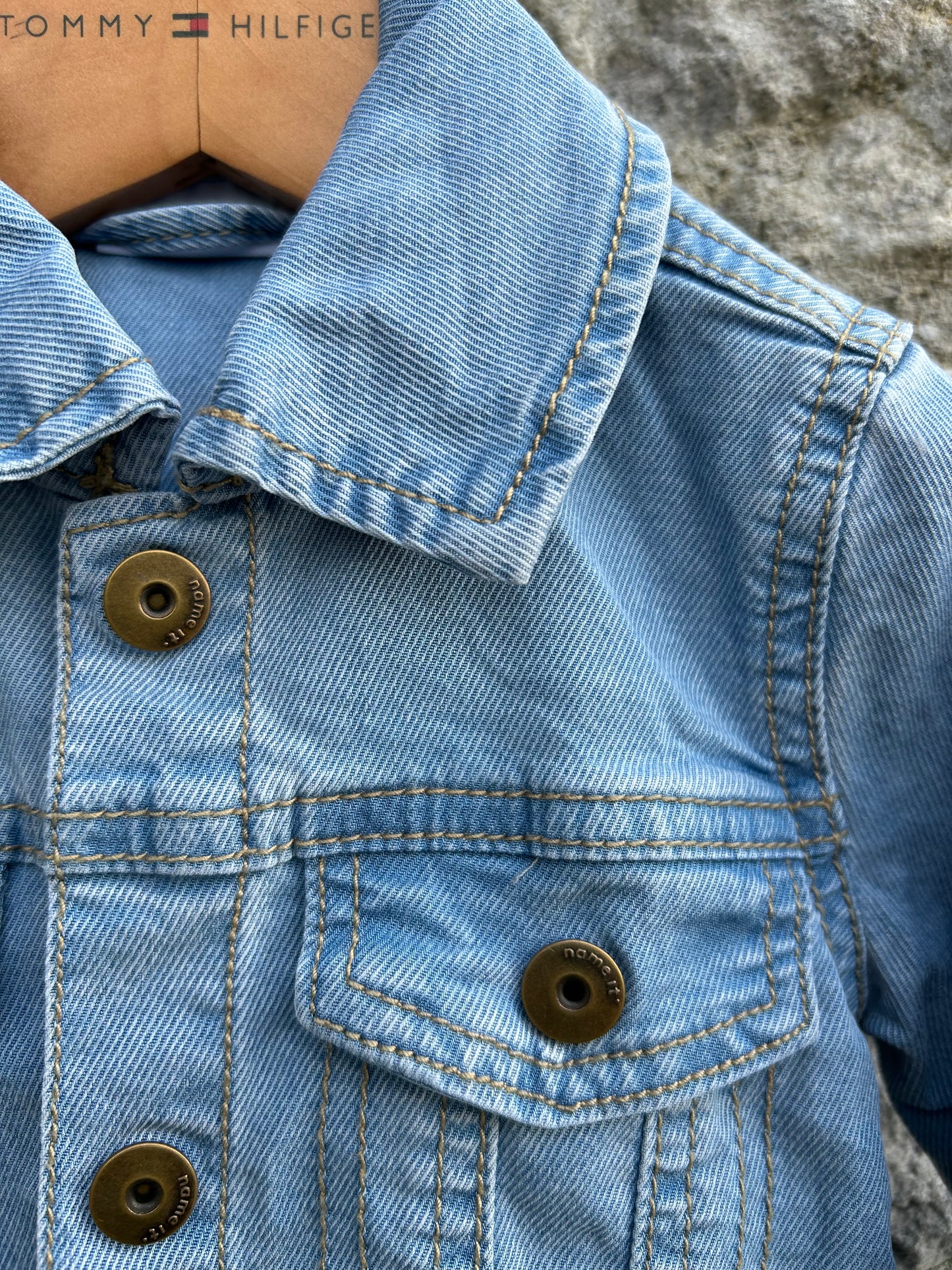 Blue denim jacket   6-9m (68-74cm)