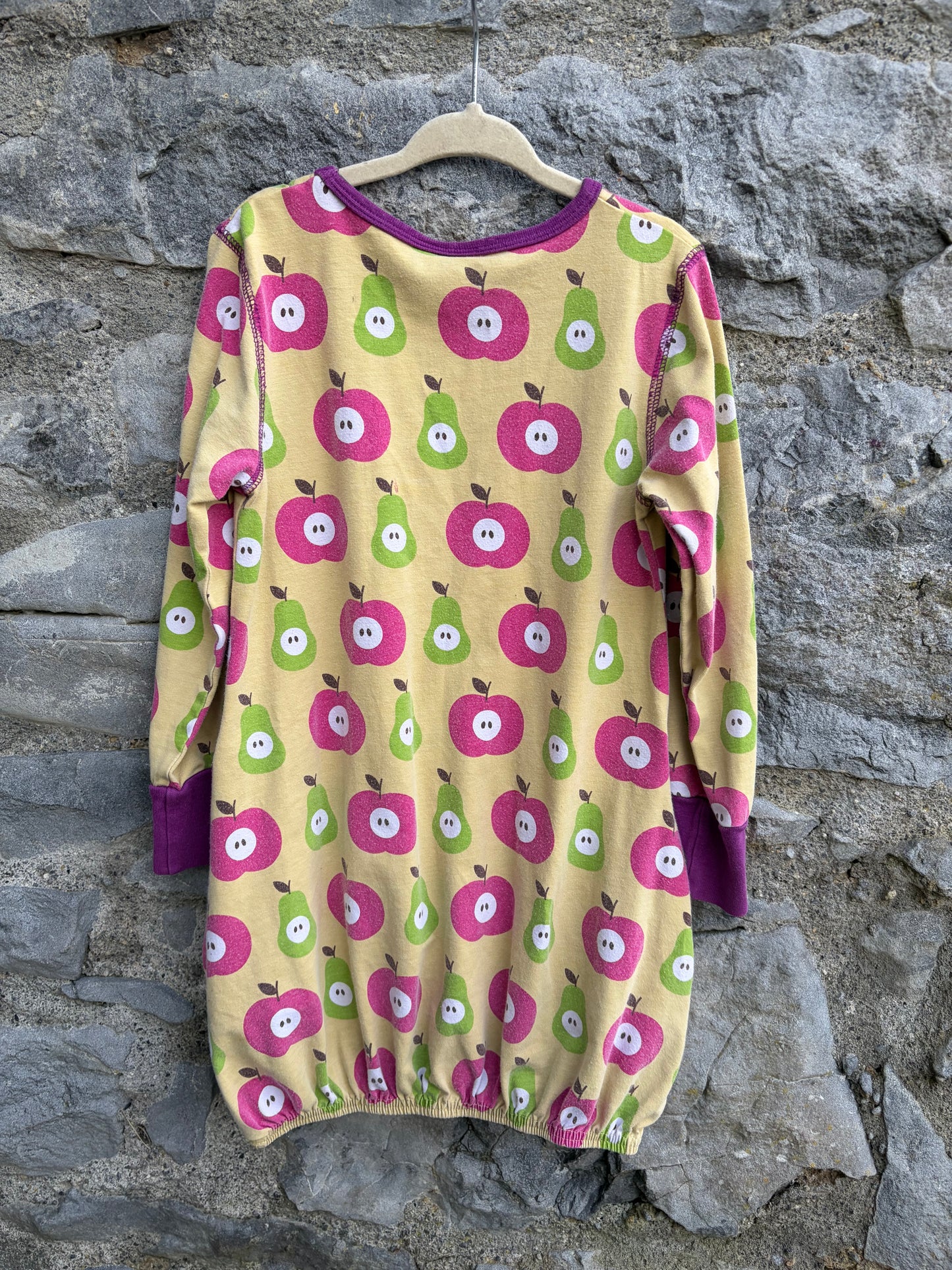 Apples&pears yellow dress 5-6y (110-116cm)