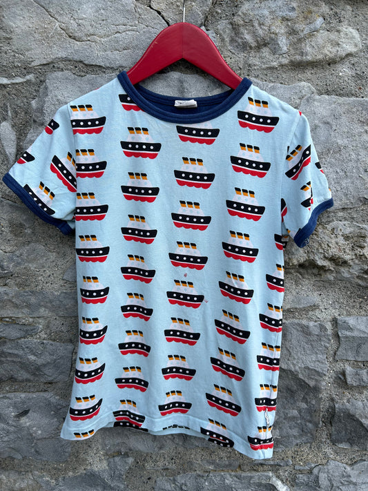 Ships blue T-shirt 9y (134cm)