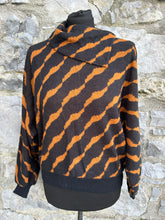 Load image into Gallery viewer, 80s Brown stripy jumper uk 14-16
