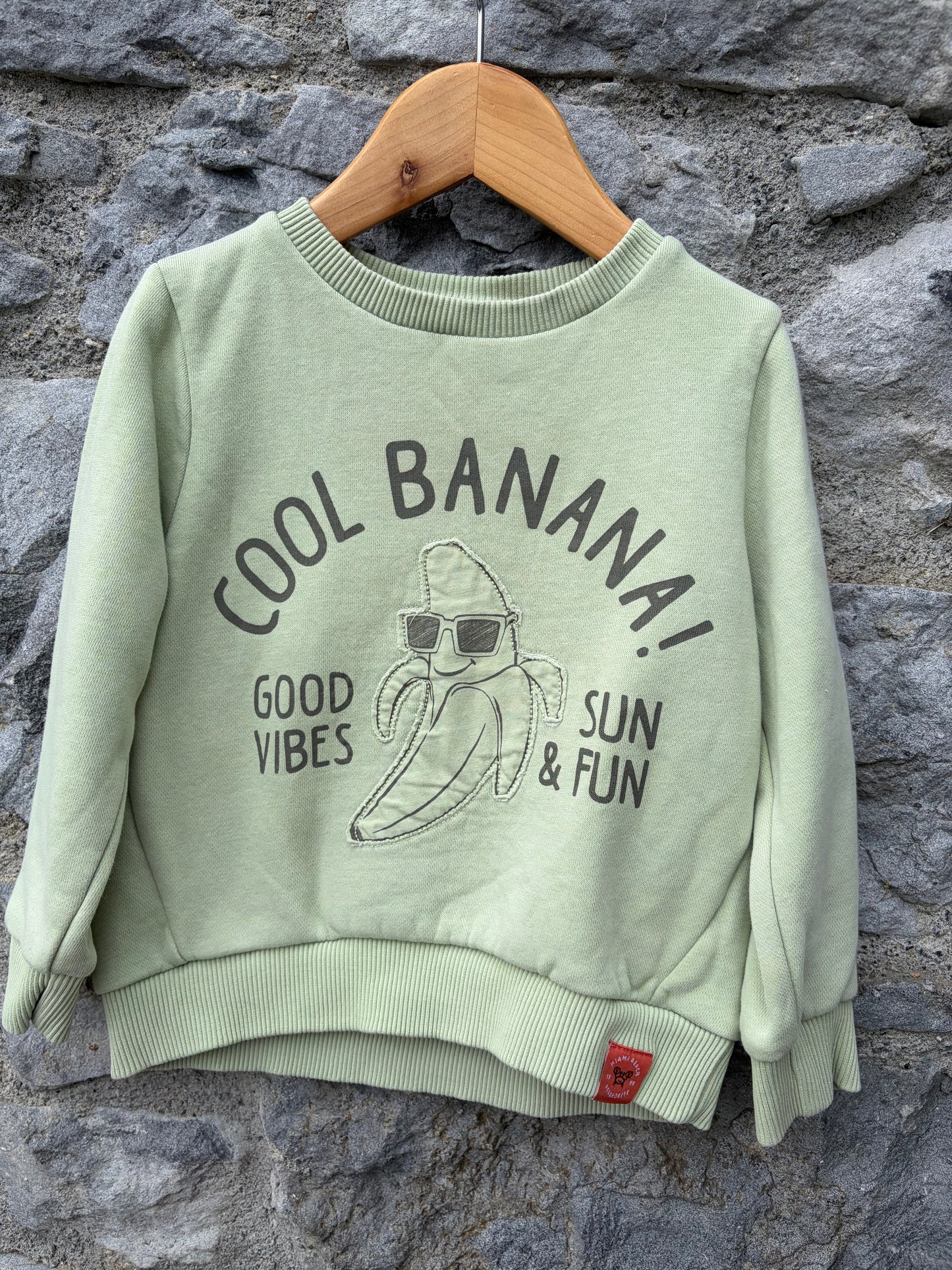 Cool banana sweatshirt  2-3y (92-98cm)