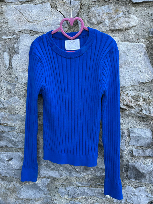 Blue stripy jumper 11-12y (146-152cm)