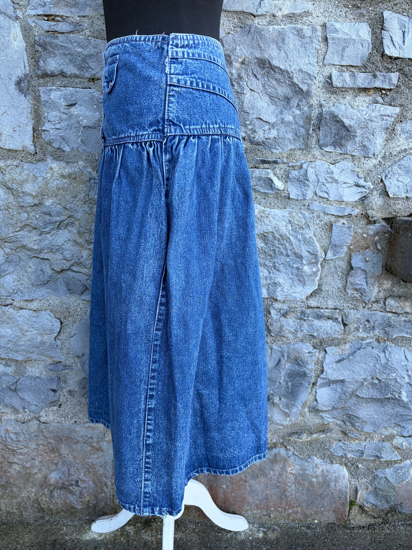 80s denim skirt uk 8