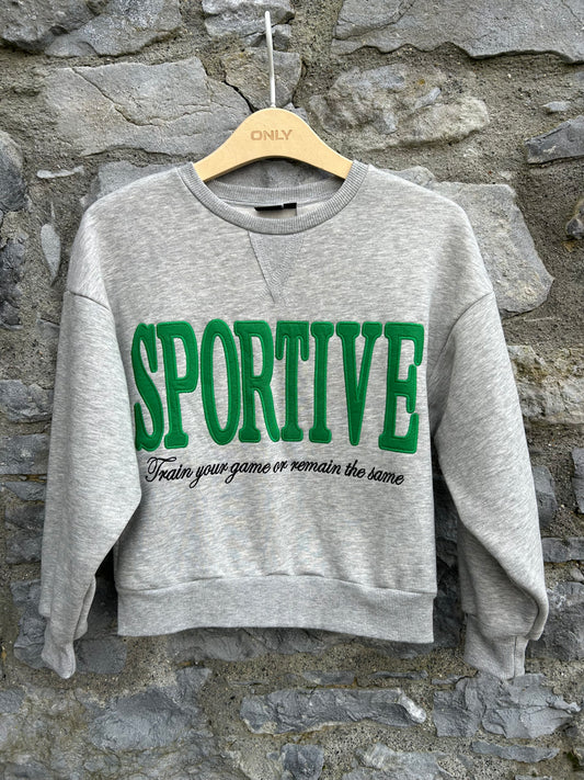 Grey sportive sweatshirt   11-12y (146-152cm)