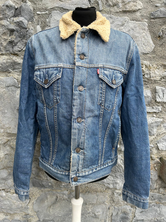 Sherpa Trucker denim jacket uk 8-10