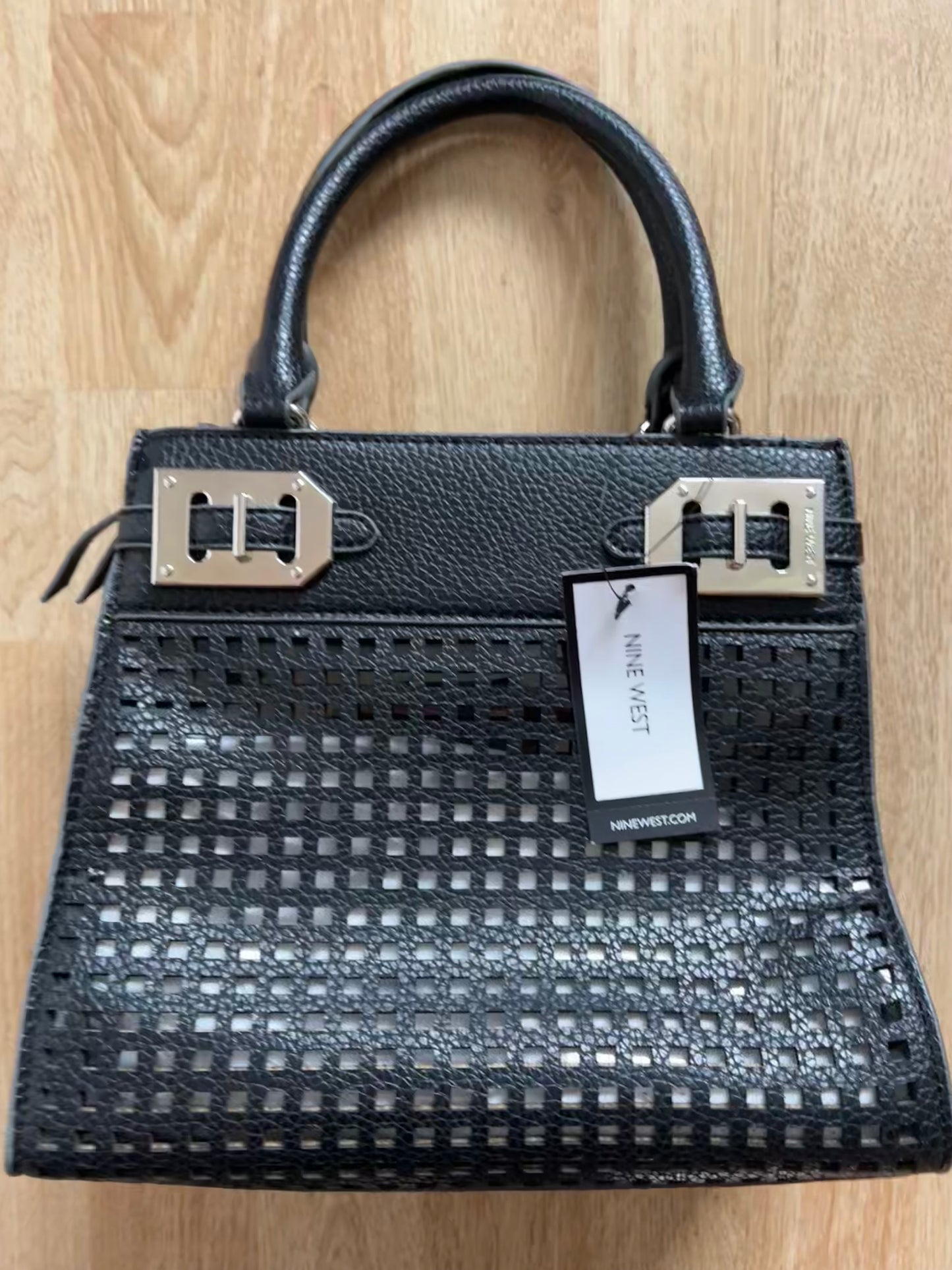 Small black handbag