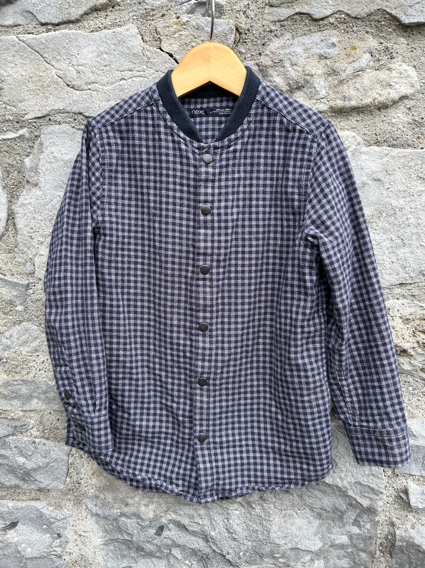 Grey check overshirt  4-5y (104-110cm)