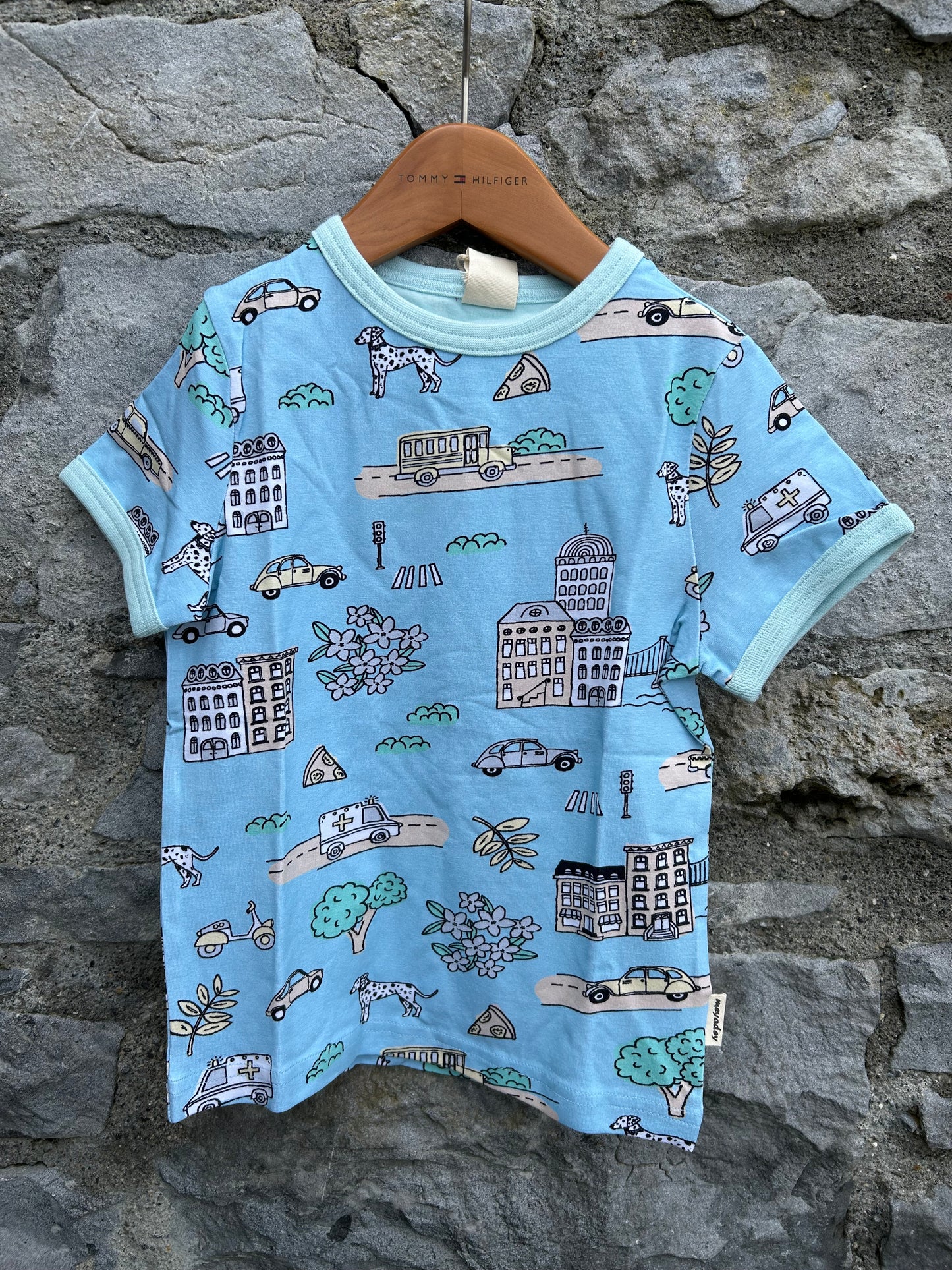 Blue city T-shirt 3-4y (98-104cm)