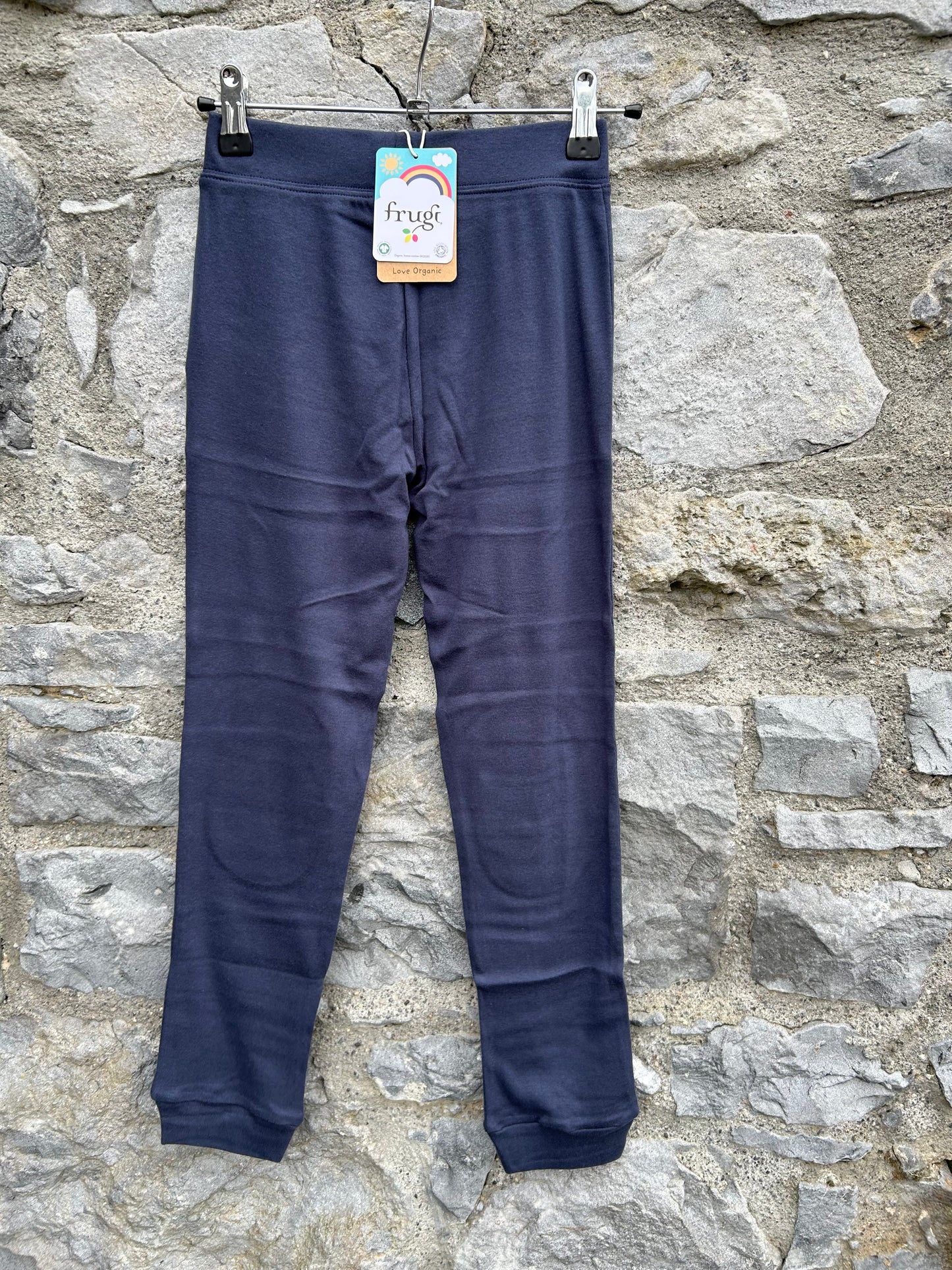 Frugi Navy cuffed leggings  6-7y (116-122cm)