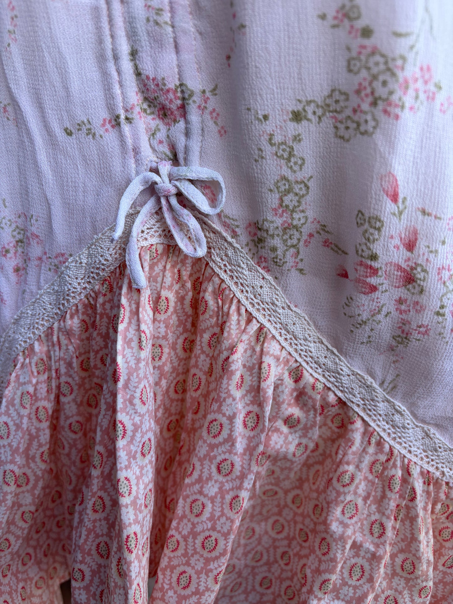 Y2K pink floral maxi skirt  uk 10