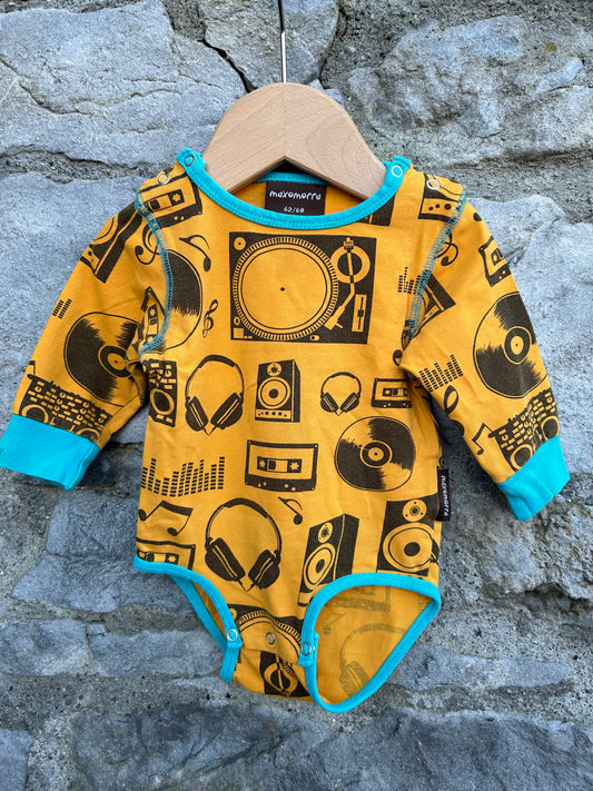 Music yellow vest  3-6m (62-68cm)