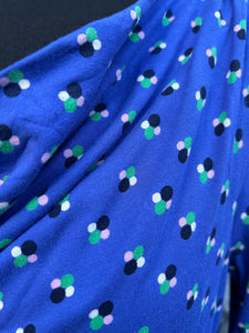 Blue spotty top uk 12