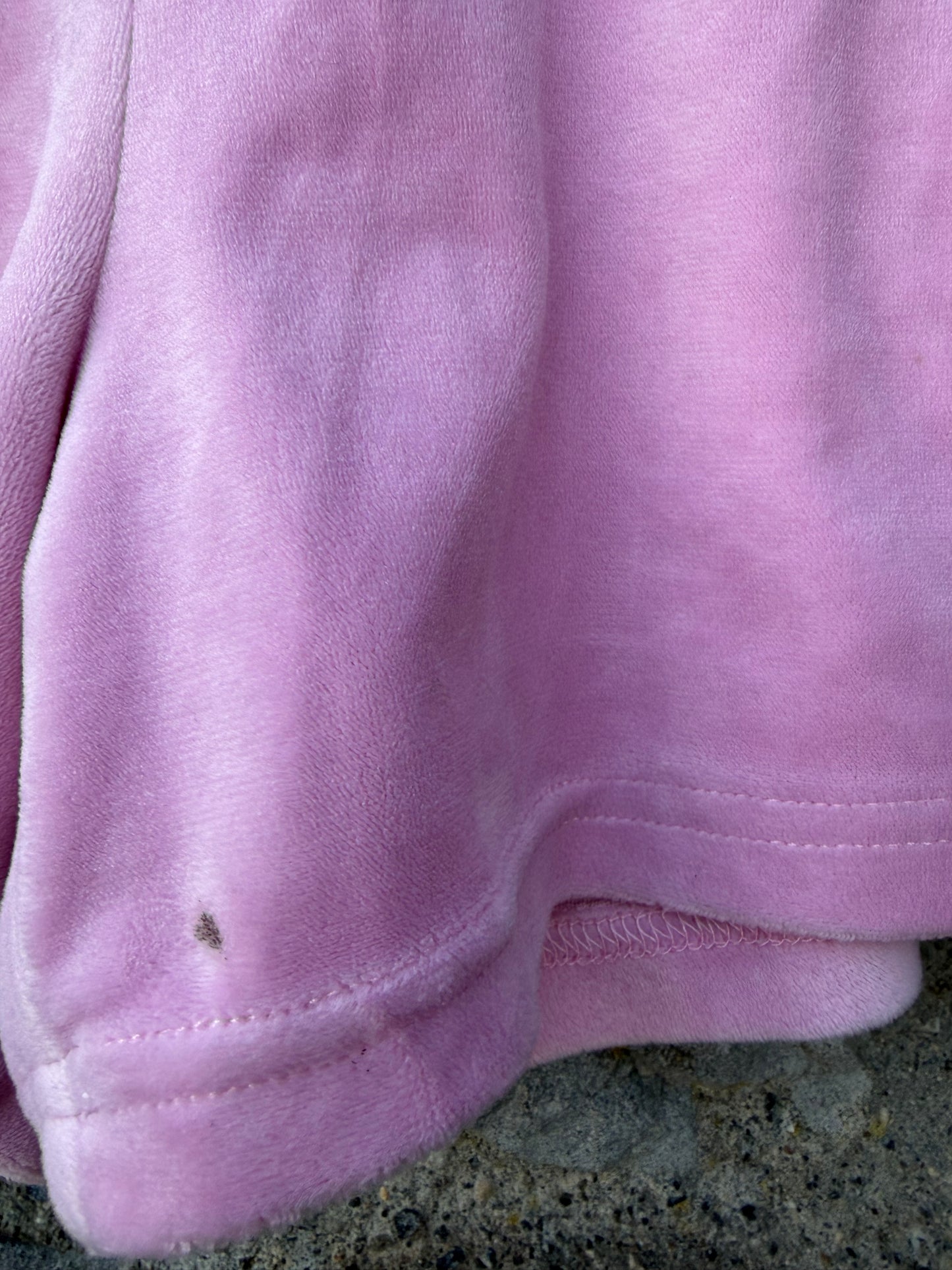 JC pink velour shorts  9-10y (134-140cm)