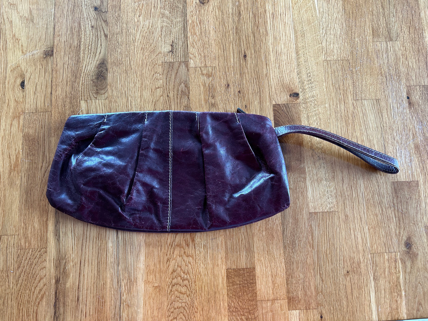 Maroon purse