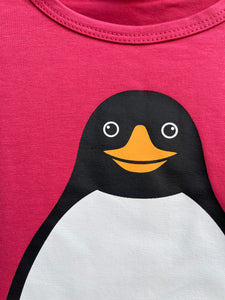 Pink penguin top  7-8y (122-128cm)