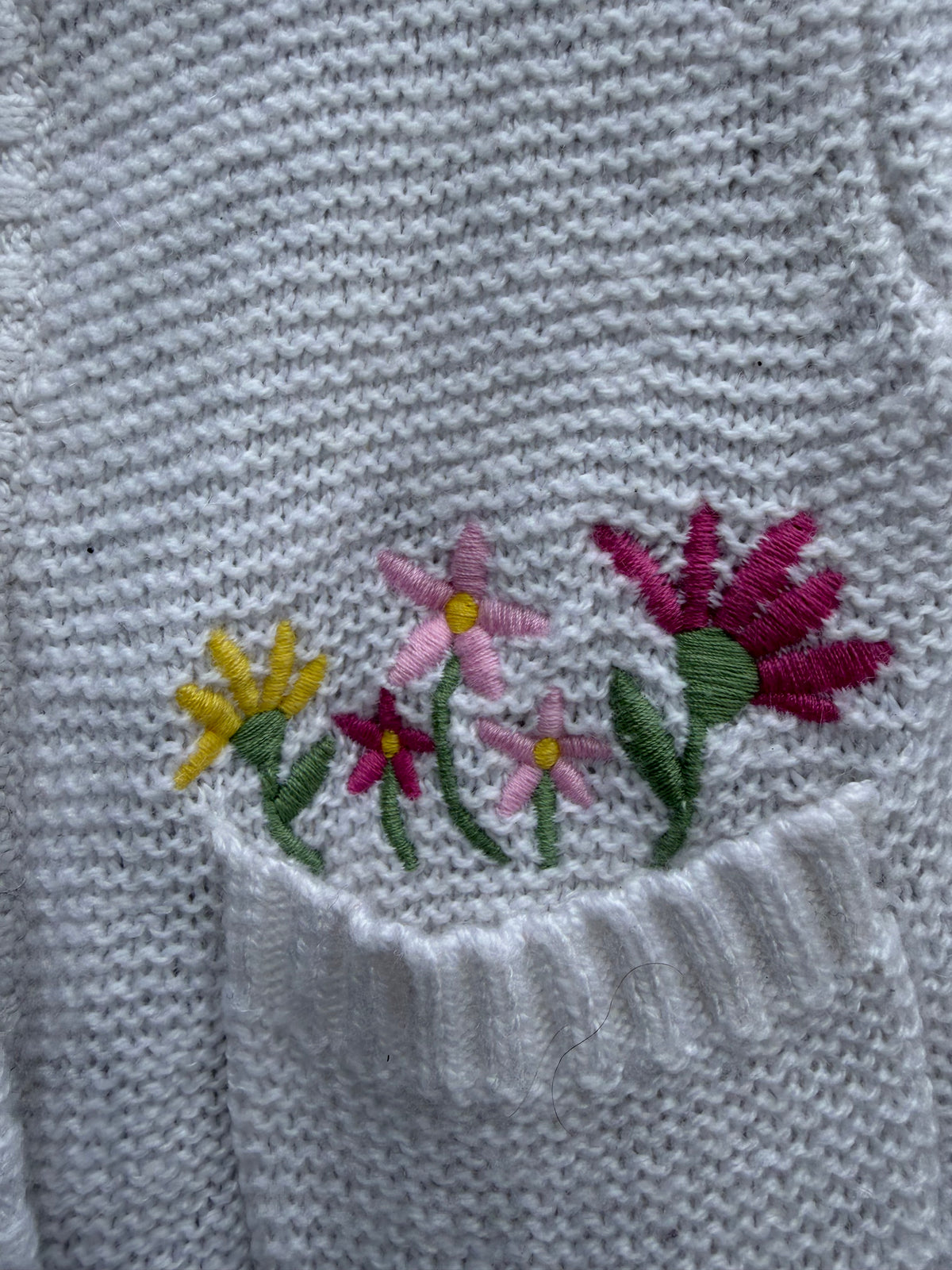 Peter rabbit white cardigan 0-3m (56-62cm)