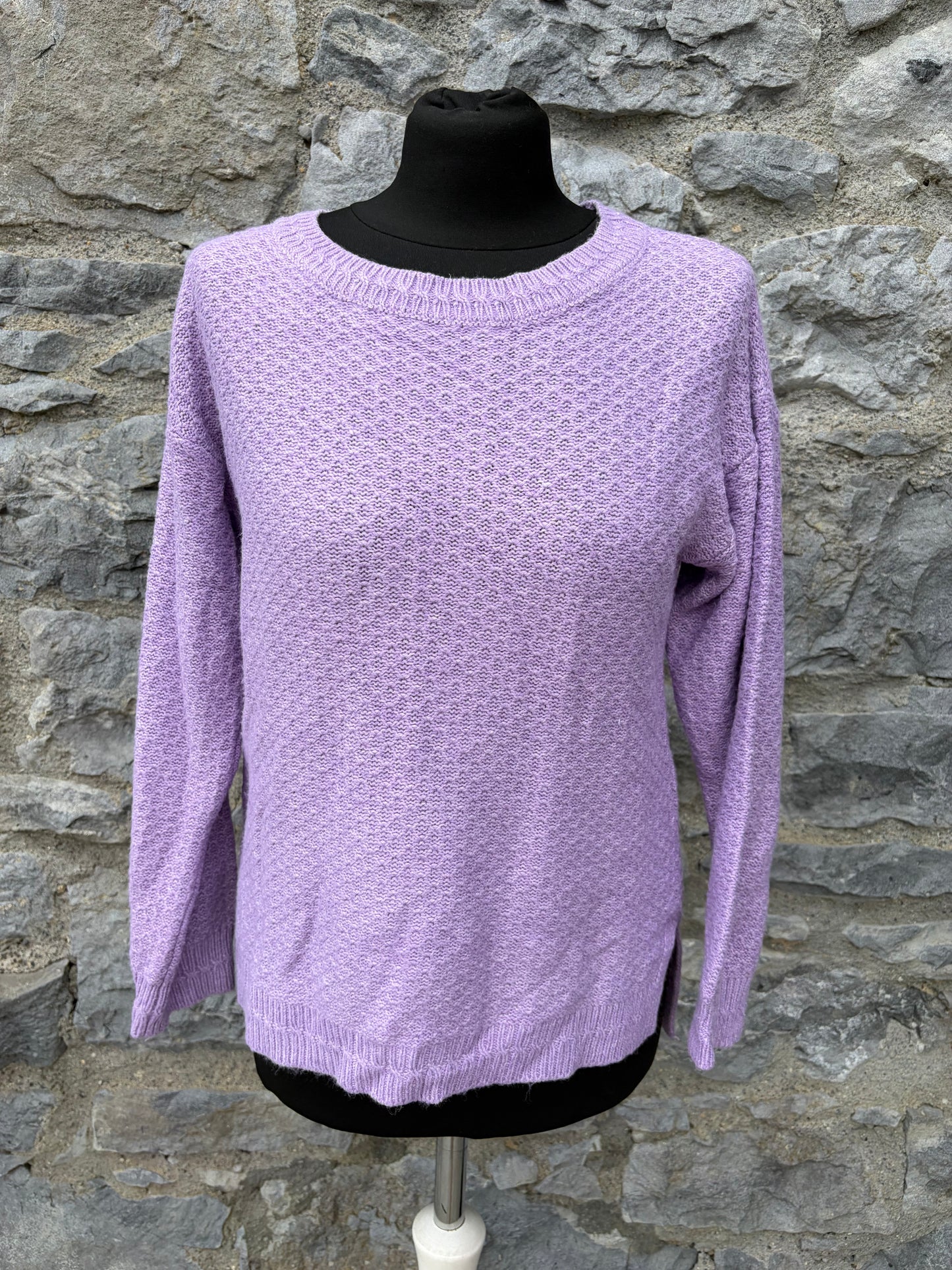 Lilac honeycomb jumper uk 8-10