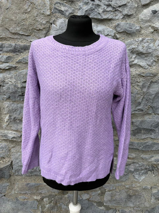 Lilac honeycomb jumper uk 8-10