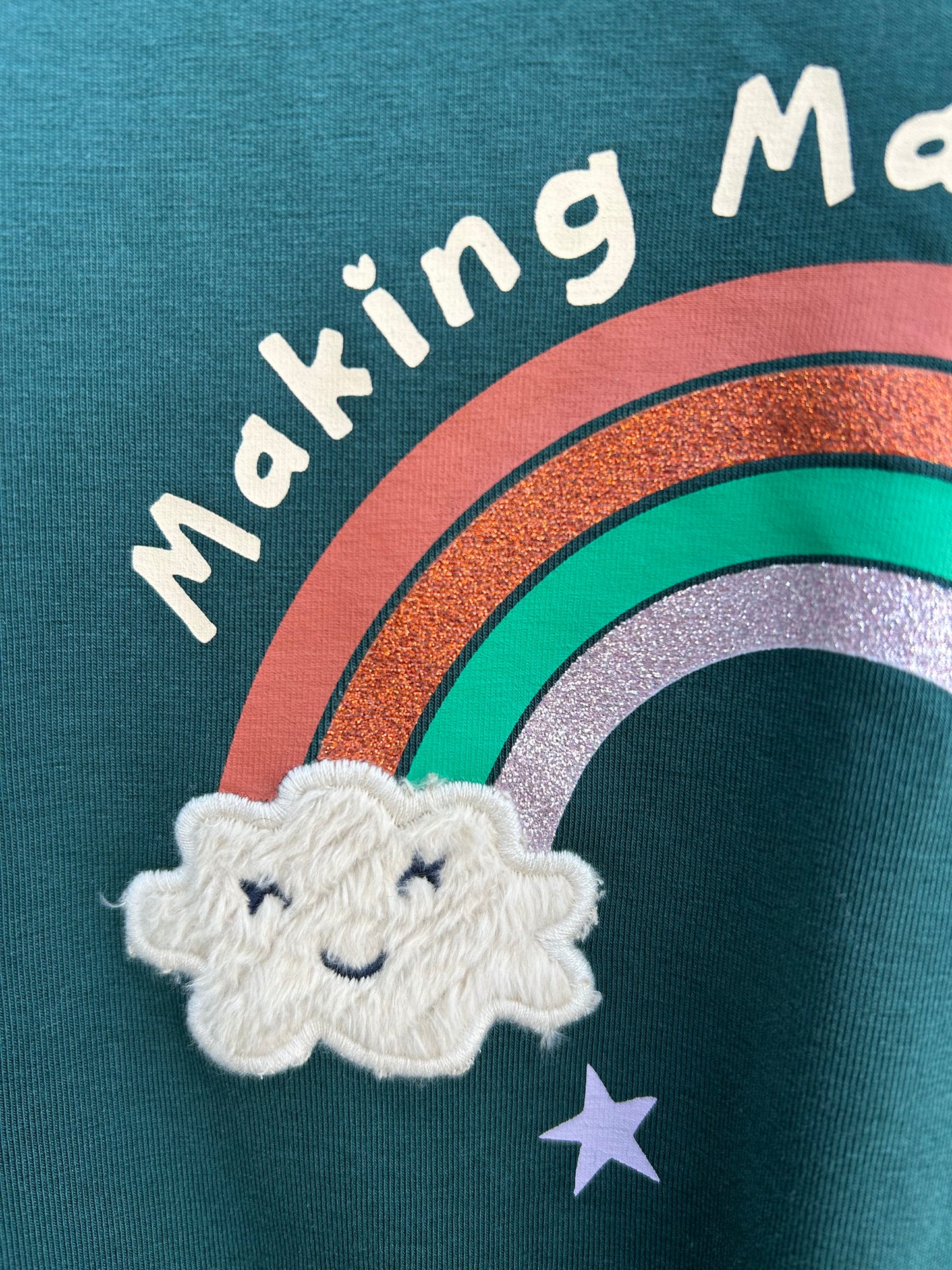 Making magic green top 6y (116cm)