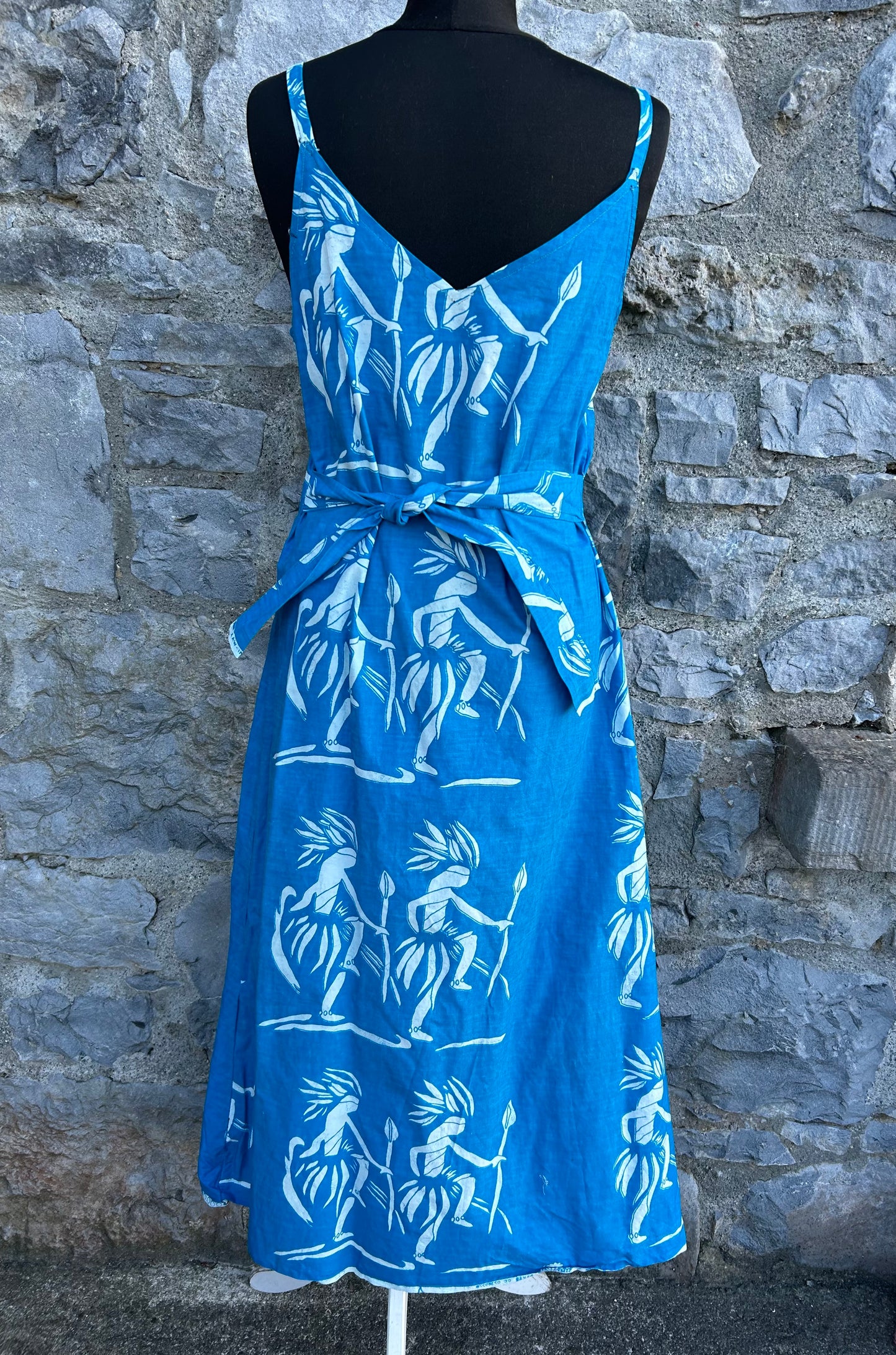 90s dancing warriors blue dress uk 6-8