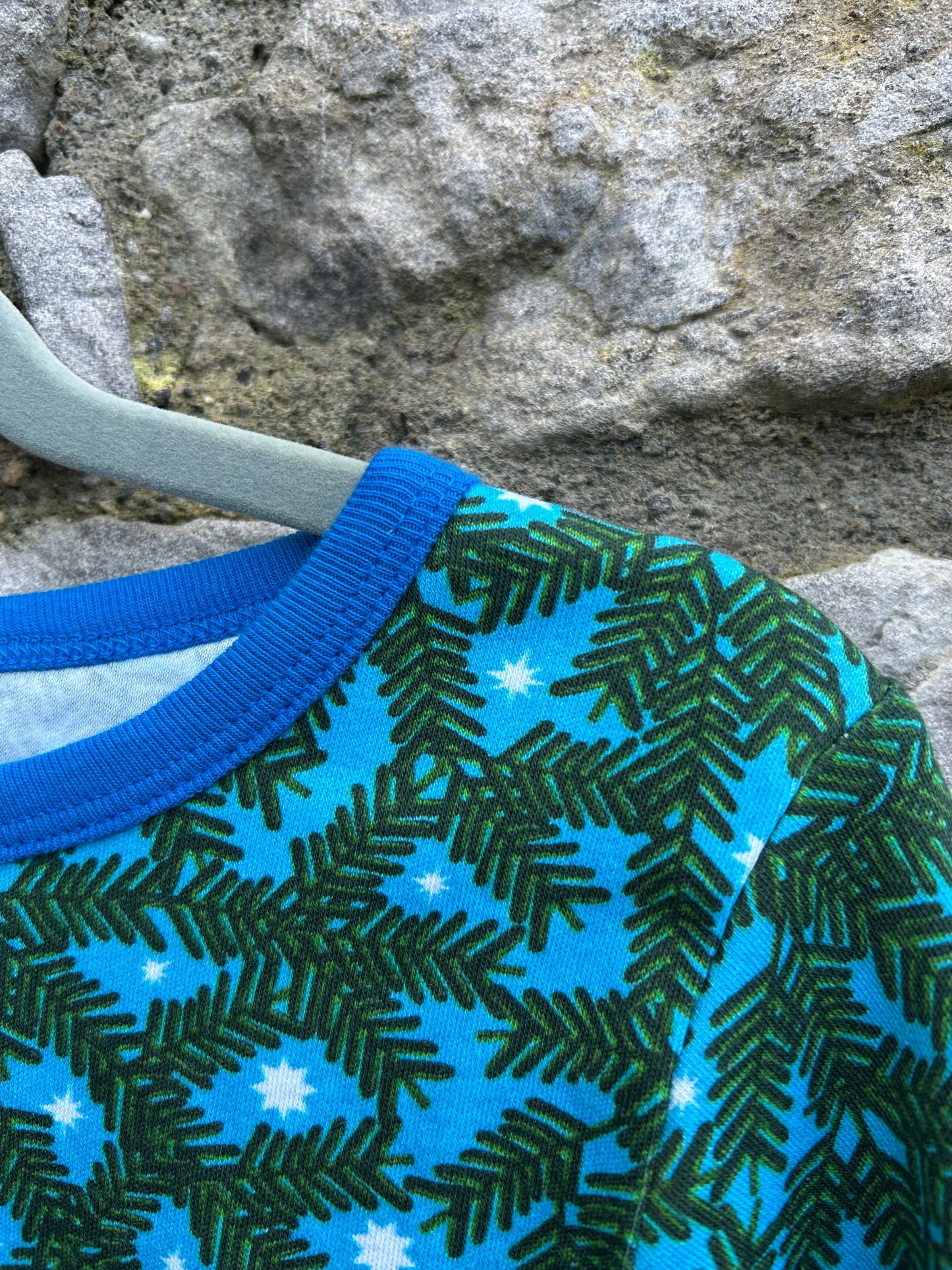 Pine blue top  5y (110cm)