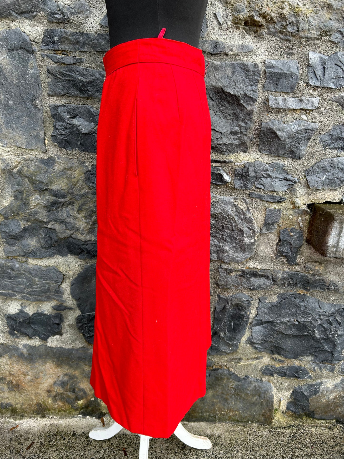 90s red skirt uk 8-10