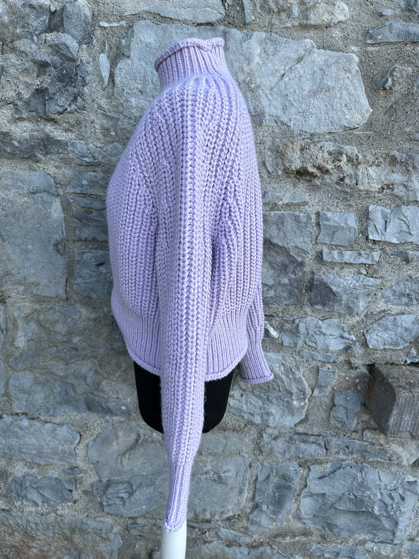 Lilac thick knot jumper uk 10-12