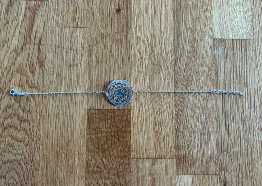 Thin mandala bracelet