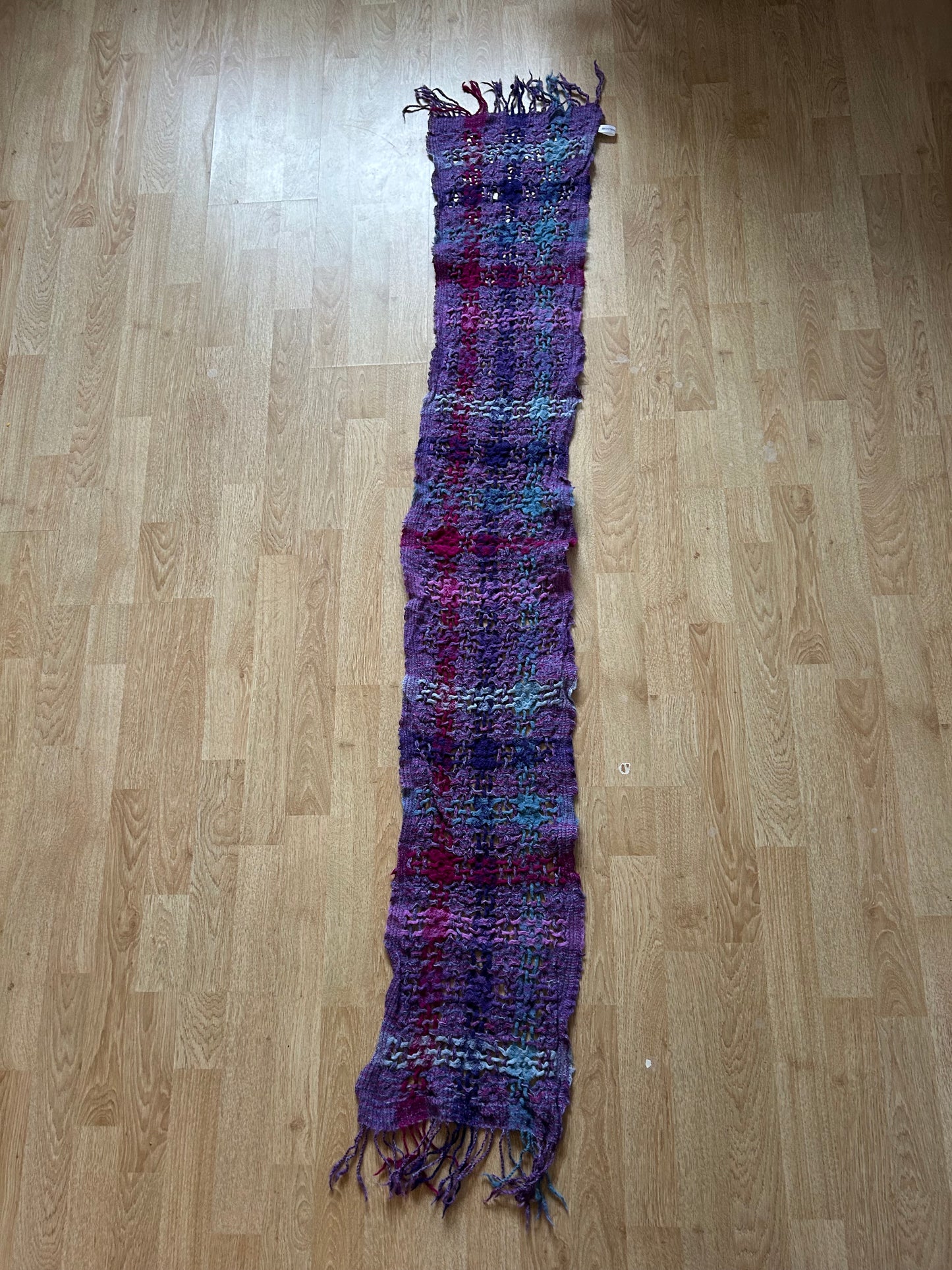 Purple scarf