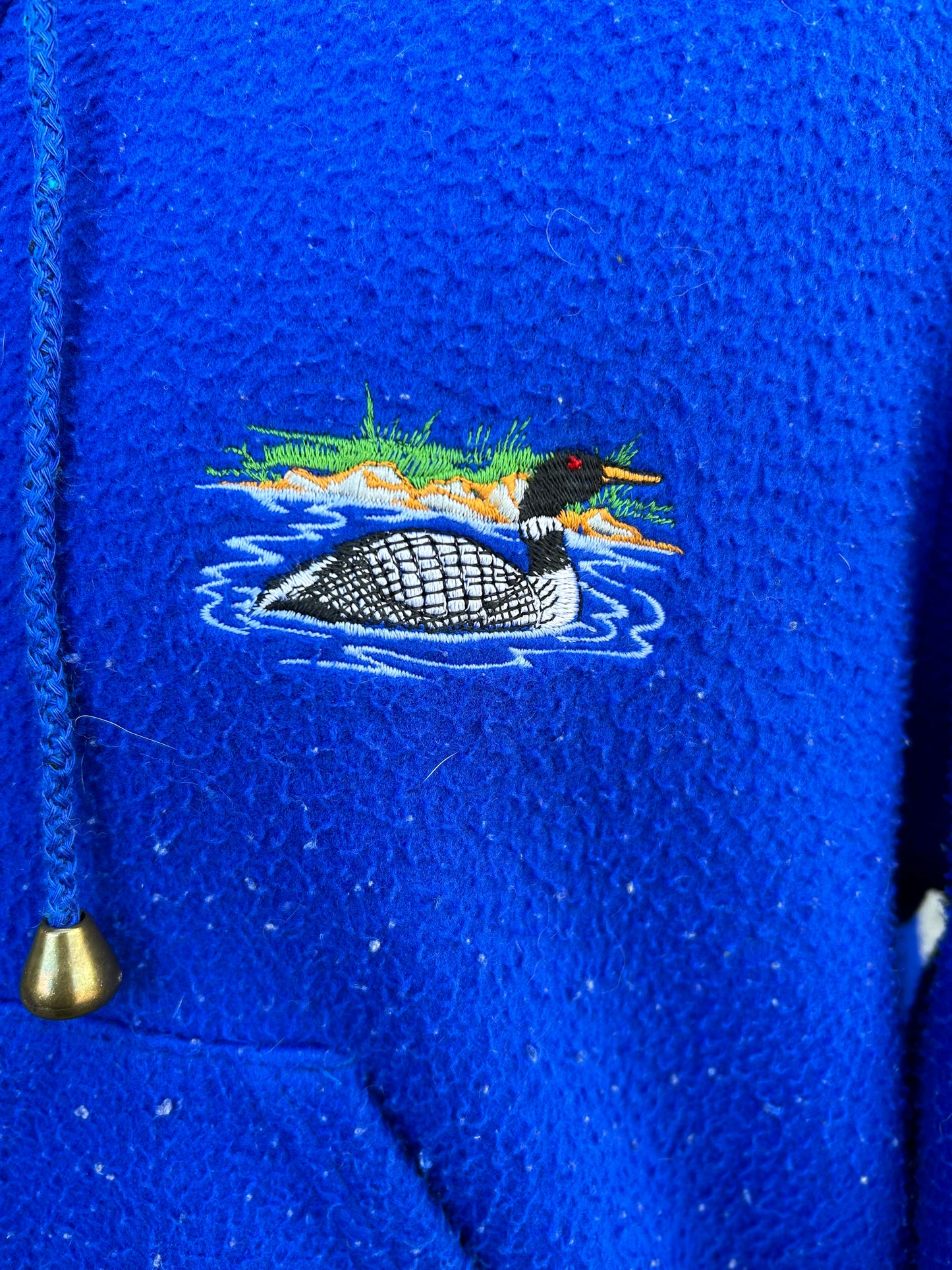 90s blue fleece  Small