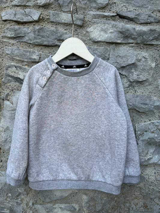 Grey sweatshirt 12-18m (80-86cm)