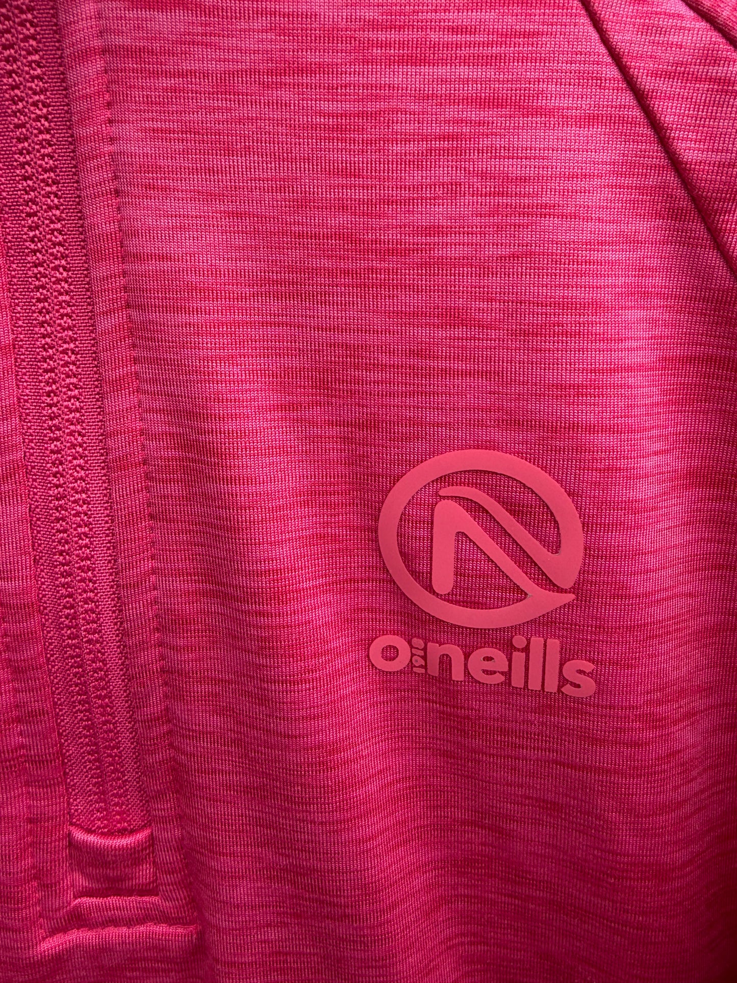 Pink half-zip top 9-10y (134-140cm)