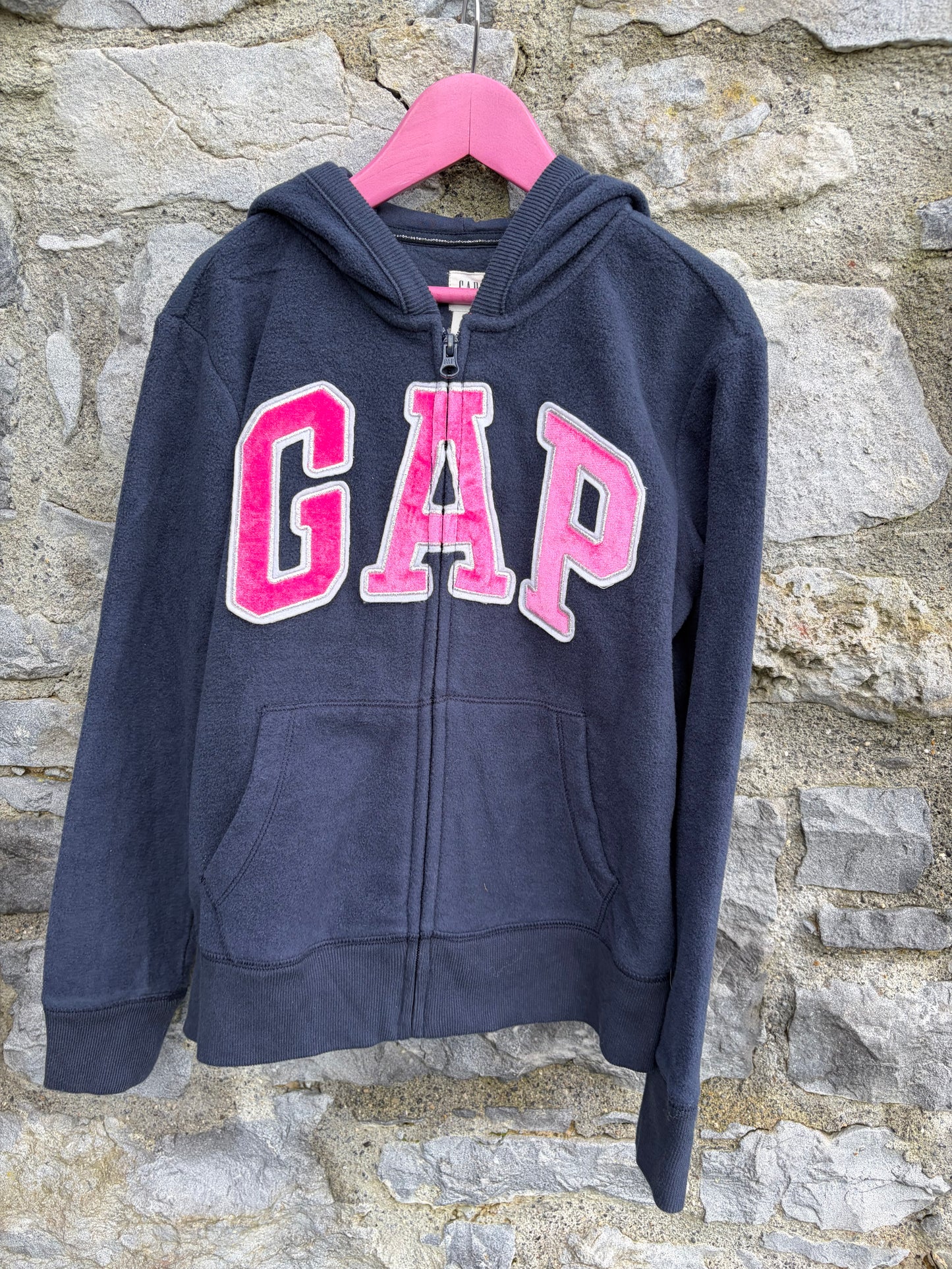 Navy fleece hoodie   11-12y (146-152cm)