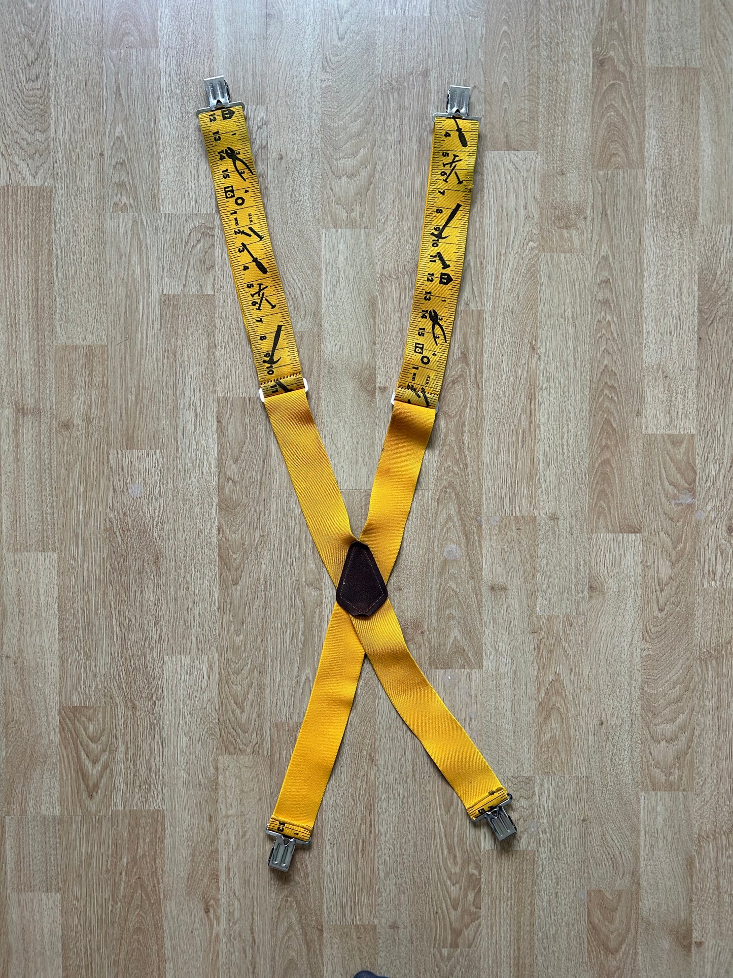 Yellow suspenders