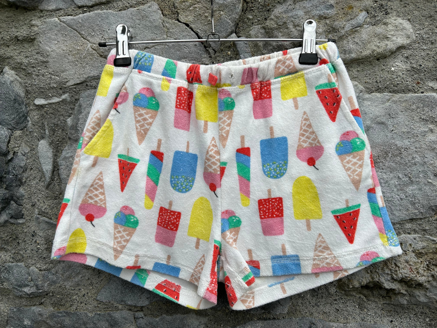 MB Ice cream terry shorts  11-12y (146-152cm)