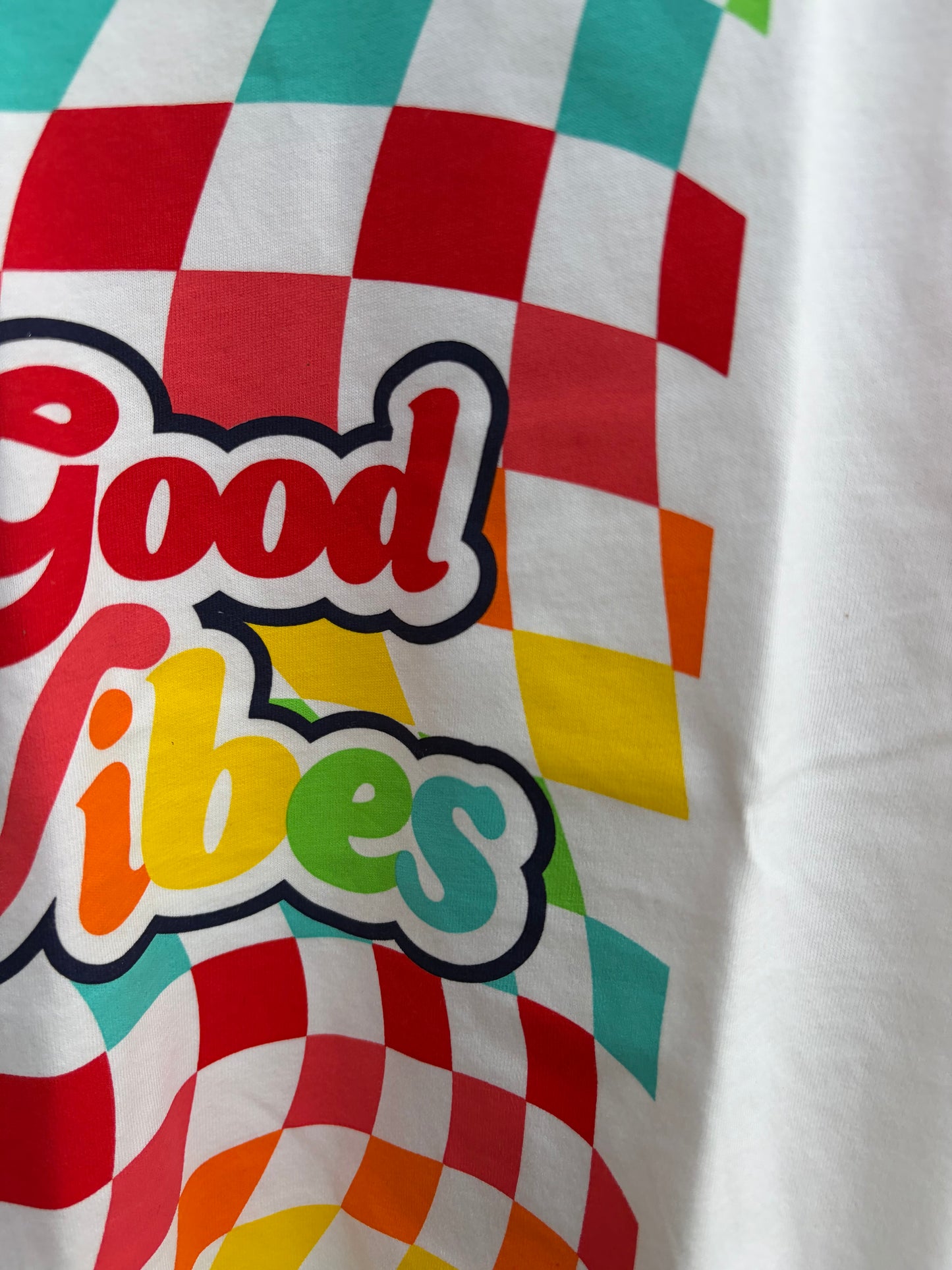 Good vibes raglan top  4-5y (104-110cm)