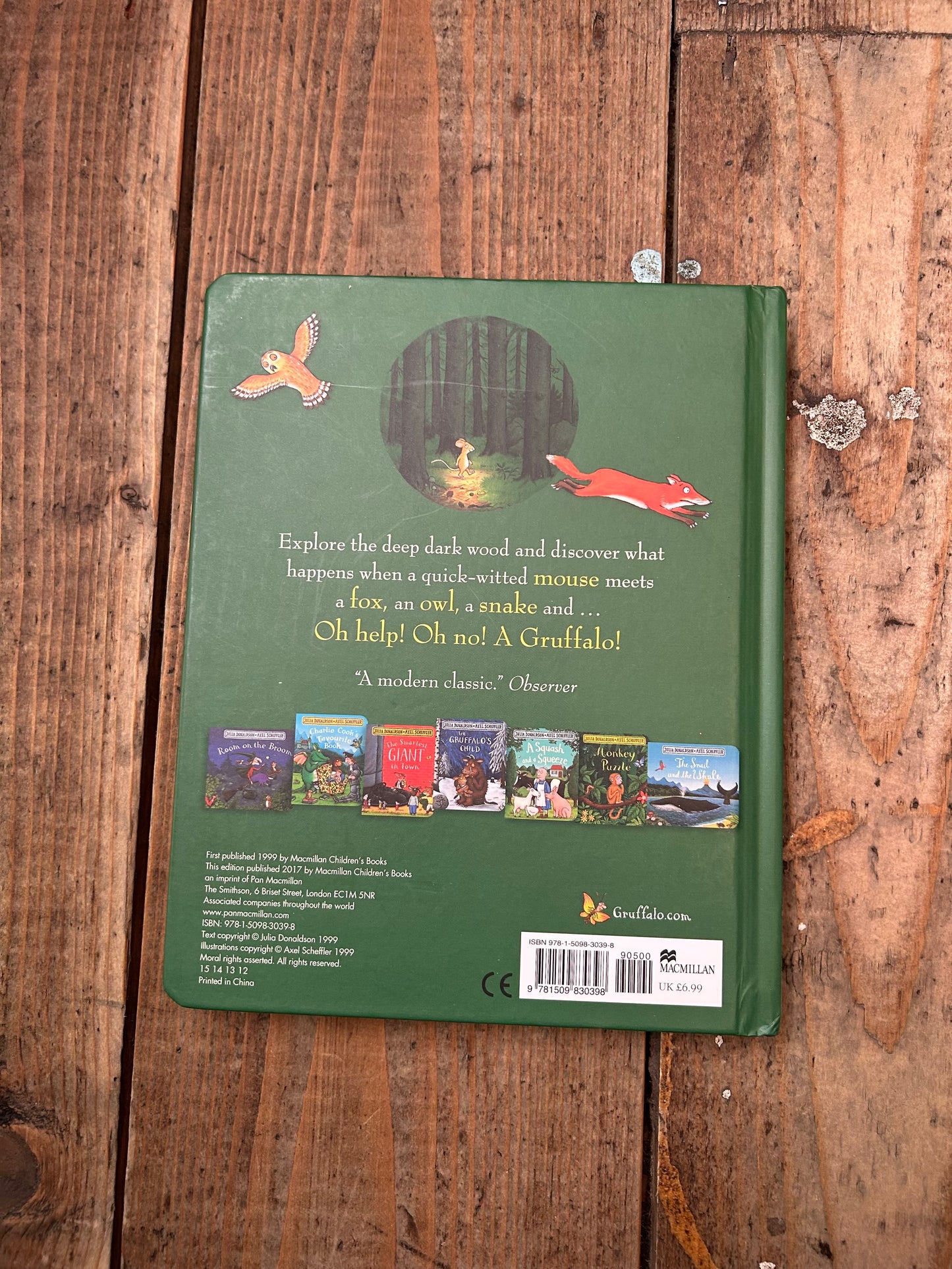 The gruffalo by Julia Donaldson