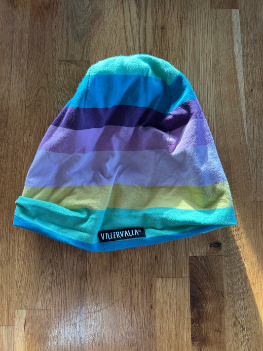 Pastel stripy hat  4-9y (104-134cm)