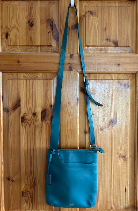 Teal crossbody bag