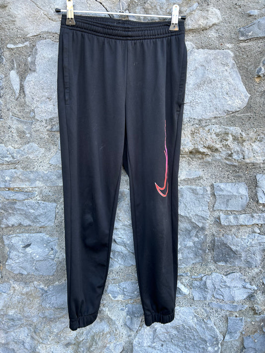 Black tracksuit bottoms  10-11y (140-146cm)