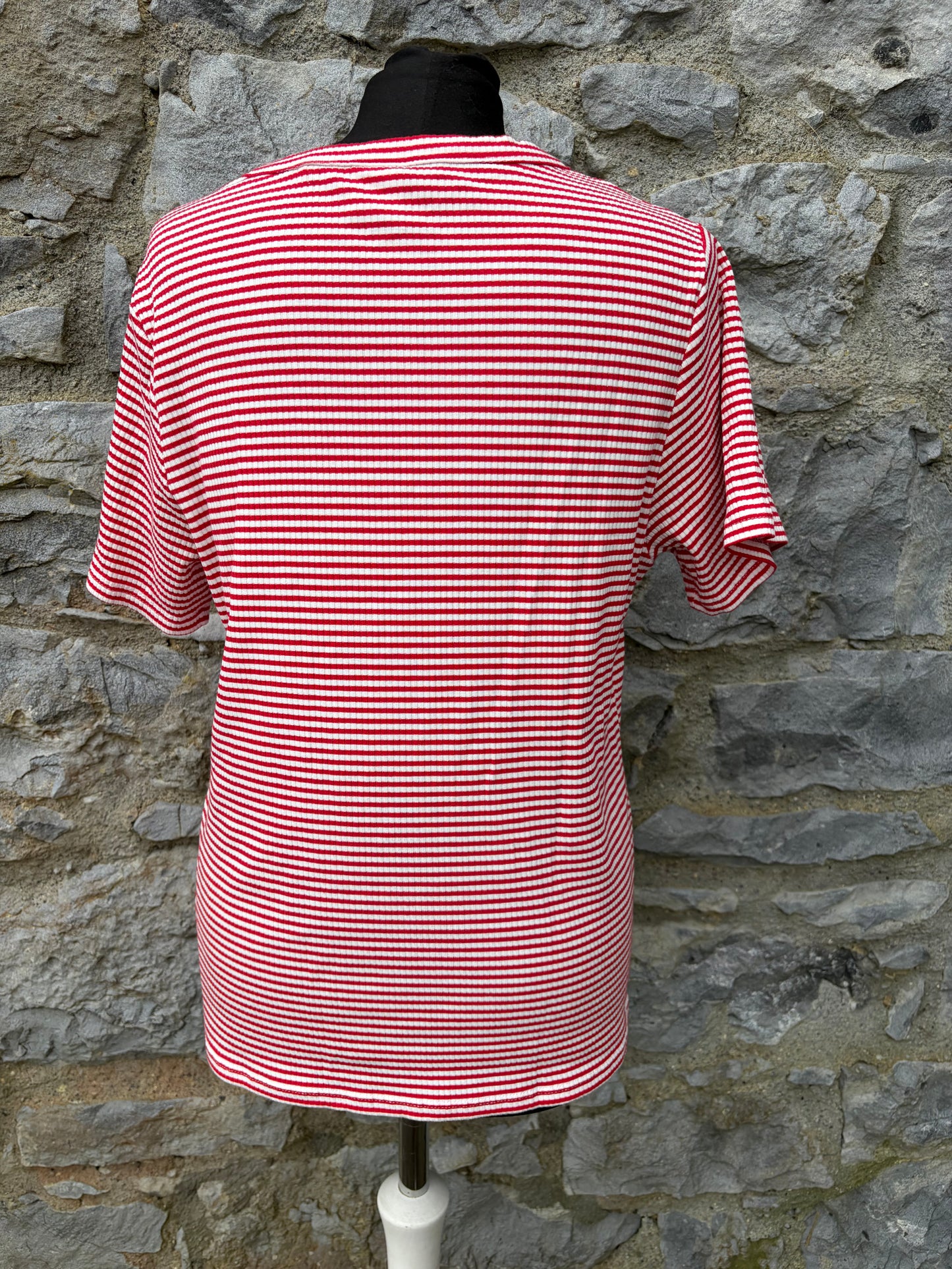 Red stripy T-shirt uk 12-14