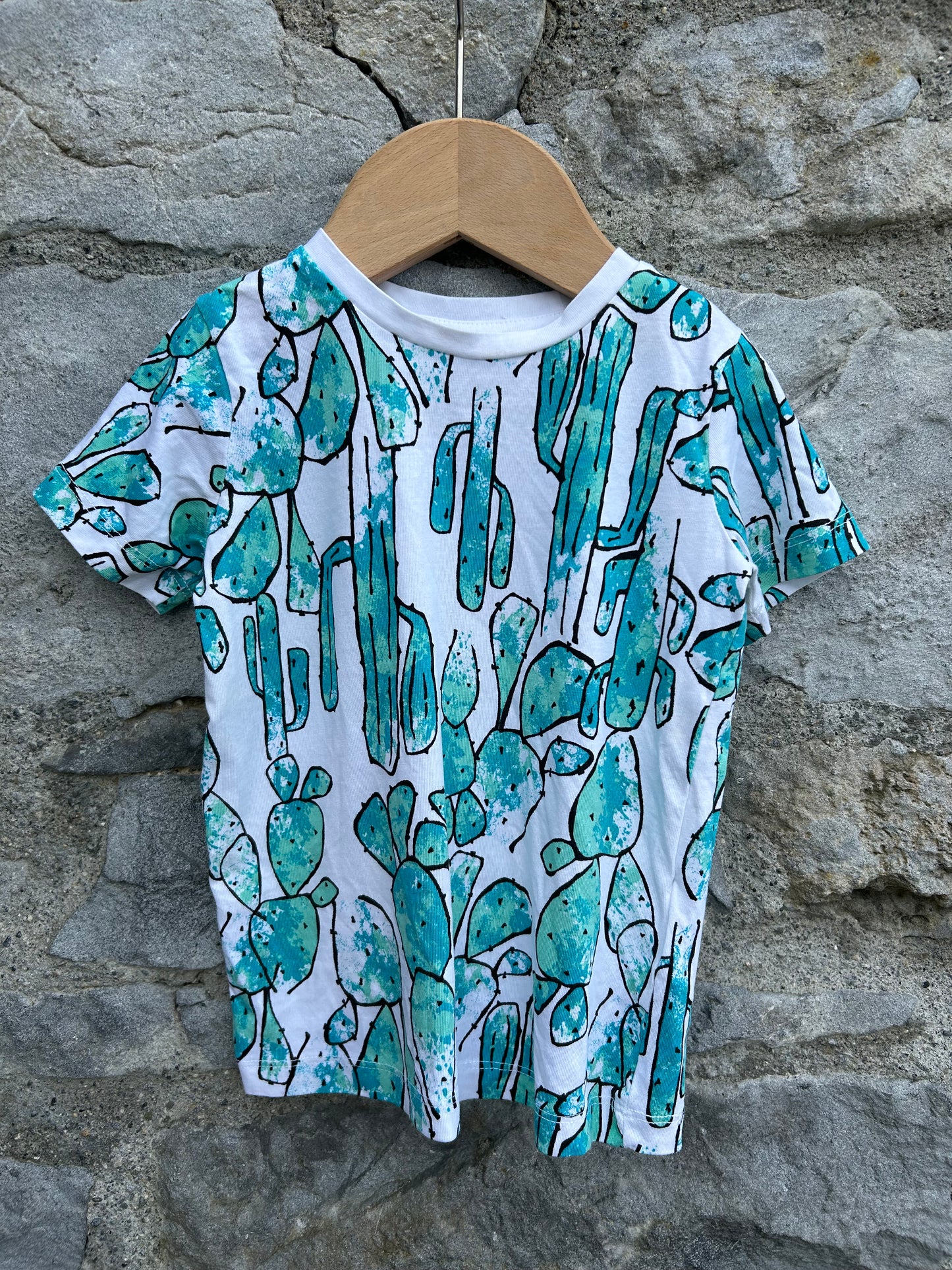 Green cactus T-shirt   12-18m (80-86cm)